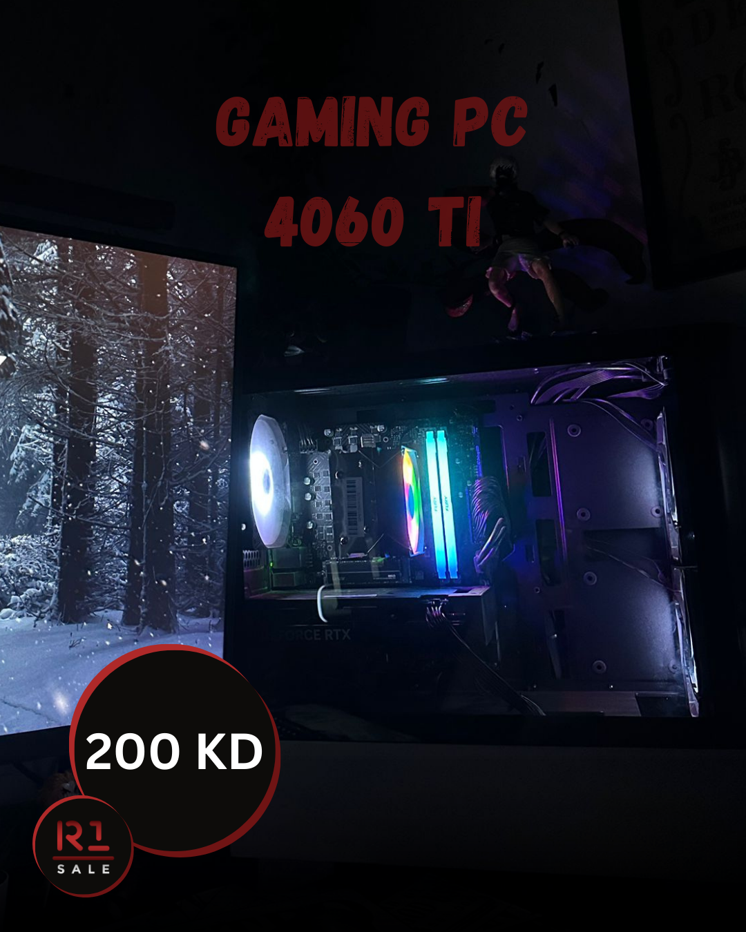Gaming PC (i5-15400f - 4060 Ti - RAM 16 GB)