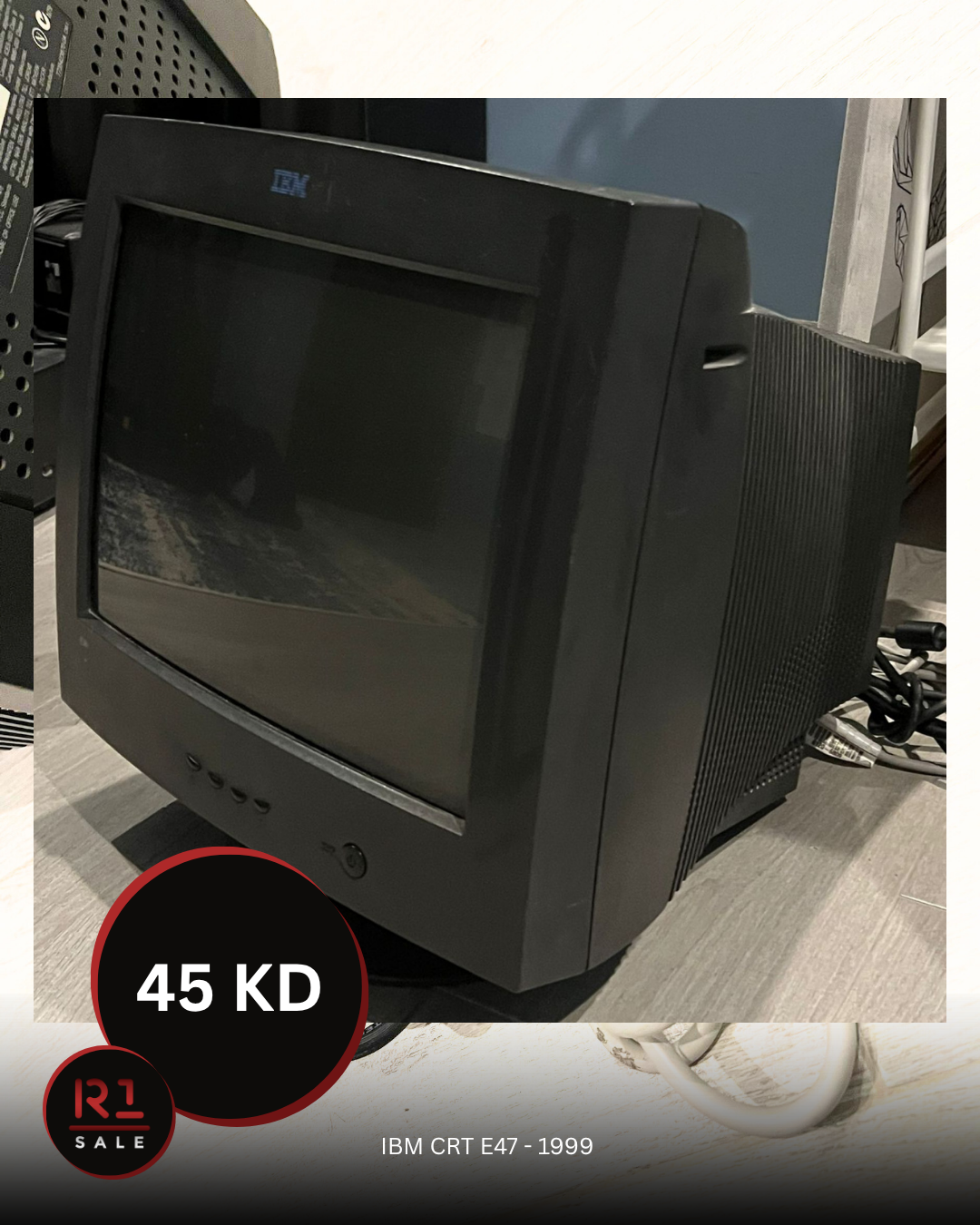 شاشة كلاسيك IBM CRT E47 - 1999